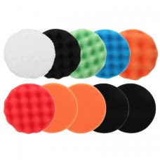 Полірування 12 шт./компл діаметр 125 мм для Авто ( комплект + M10 адаптер для дрилі )