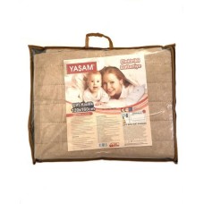 Електричне двоспальне простирадло YASAM 120х160 см Коричневий (YM2301-02)