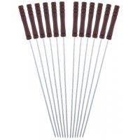 Набір 12 шампурів Scout Life 38 см з дерев’яною ручкою Kamille DP44054