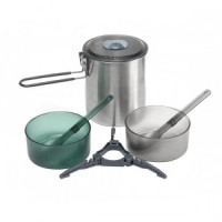 Казанок Fire Maple Antarcti Duo Cook Sett 1.6/0.45 л Сірий (1060-Duo)