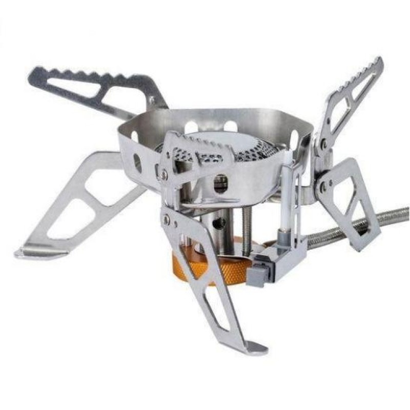 Газовий пальник зі шлангом п'єзопідпалом вітрозахистом Tramp TRG-046 140x95мм