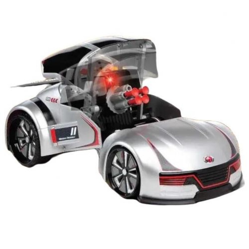 Машинка-трансформер стріляюча RIAS Velocity Demon на радіокеруванні Grey