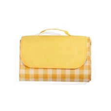 Килимок для пікніка No Brand водонепроникний 150x200 см Жовто-білий