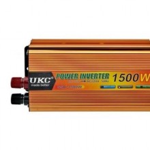 Інвертор автомобільний перетворювач напруги UKC 1500W (004886)