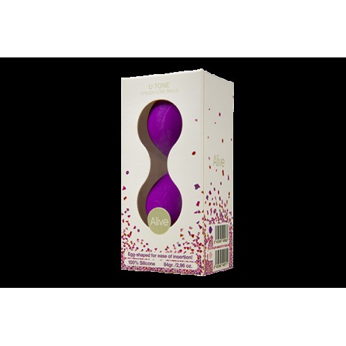 Вагінальні кульки Alive U-Tone Balls Purple (AL40563) в інтернет супермаркеті PbayMarket!