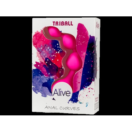 Анальні кульки Alive Triball Pink (AD20051) в інтернет супермаркеті PbayMarket!