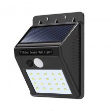 Вуличний LED ліхтар Solar Motion Sensor Light На сонячній батареї з датчиком руху 20 Led (200587)