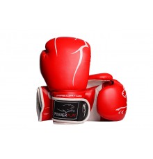 Боксерські рукавиці PowerPlay 3018 8 унцій Червоні