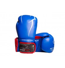Боксерські рукавиці PowerPlay 3018 16 унцій Сині