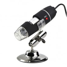 USB мікроскоп цифровий Ootdty DM-1600 (0x-1600x) з LED підсвічуванням Чорний (100094)