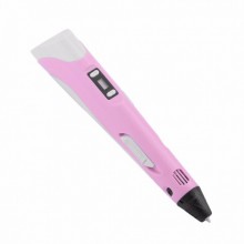 3D ручка з LCD дисплеєм 3D Pen 2 Рожевий (258449)