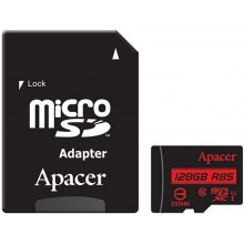 Apacer microSDXC 128GB UHS-I U1 Class 10 (AP128GMCSX10U5-R) + SD адаптер (6416587)