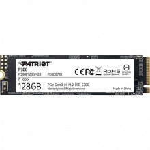 Накопичувач SSD 128GB Patriot P300 M.2 2280 PCIe NVMe 3.0 x4 TLC (P300P128GM28)