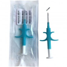 Чіп для тварин RFID мітка капсула 8x1.4 мм з ін'єктором Faread Retail Sensor needle (100645)