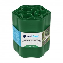 Бордюр газонний хвилястий / зелений / 20 см х 9 м Cellfast