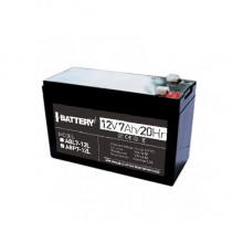 Акумулятор 12В 7 Ач для ДБЖ I-Battery ABP7-12L
