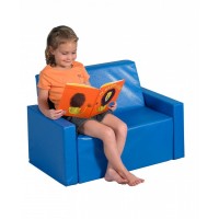 Дитячий ігровий диван Tia-Sport 90х45х60 см синій (sm-0019)