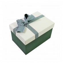 Подарункова коробка Lesko 91338 Medium для пакування подарунків 200*140*125 мм Зелений