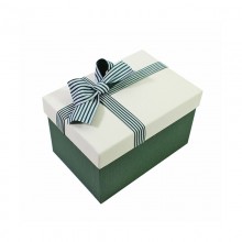 Подарункова коробка Lesko 91338 Small для упаковки подарунків 125*170*110 Зелений