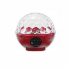 Диско кулька акумуляторна з радіо і блютузом RJL-512 Червона