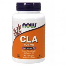 CLA для снижения веса NOW Foods CLA 800 mg 90 Softgels NF1727