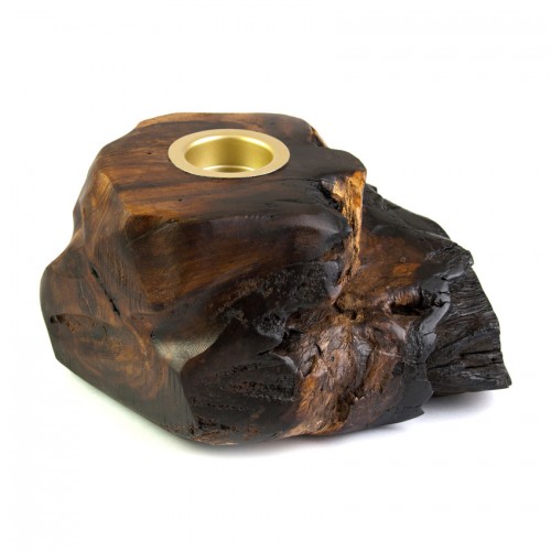 Підсвічник Liu дерев'яний настільний Корінь верби 1 свічка 21.5х19.5х10.6 см Натуральний (19013) в інтернет супермаркеті PbayMarket!