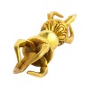 Ваджр HandiCraft Традиційний ритуальний символ буддизму Бронза Позолота П'ять спиць 11 см (26374) в інтернет супермаркеті PbayMarket!