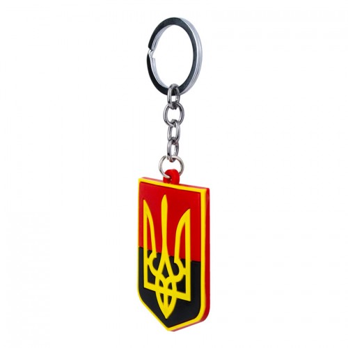Брелок на ключі Magnet гумовий Герб України Тризуб 5,5x4,1x0,3 см Чорно-червоний (19411) в інтернет супермаркеті PbayMarket!