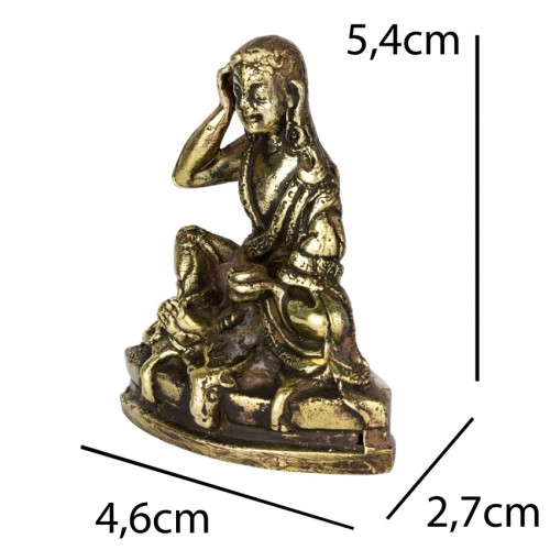 Статуя HandiCraft Міларепи Стародавній тибетський античний стиль 5,4 см Бронзовий (26789) в інтернет супермаркеті PbayMarket!