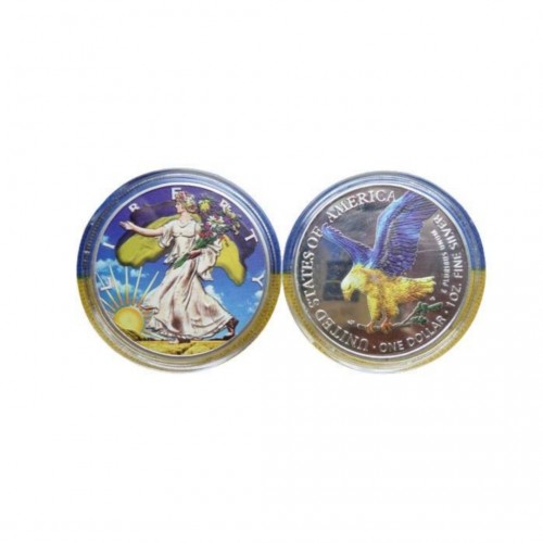 Сувенірна монета Collection Свобода України 2022 UNC 40 мм Золотистий (hub_ee2719) в інтернет супермаркеті PbayMarket!