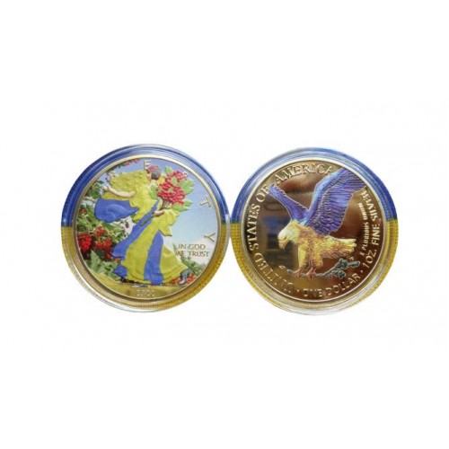 Сувенірна монета Collection Свобода України Червона калина 2022 UNC 30 мм Золотистий (hub_jbotsg) в інтернет супермаркеті PbayMarket!