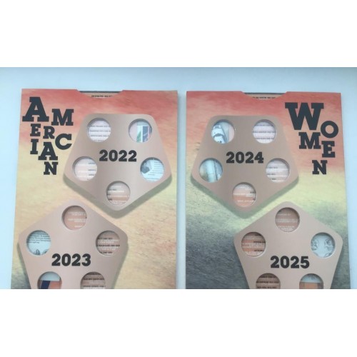 Капсульний альбом для монет Women Жінки Америки 2022-2025 30 мм Різнокольоровий (hub_82ccvv) в інтернет супермаркеті PbayMarket!