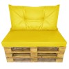 Комплект подушок Tia-Sport Сидушка та спинка Оксфорд Жовтий (sm-0961) в інтернет супермаркеті PbayMarket!