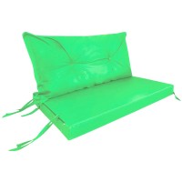 Комплект подушок Tia-Sport Сидушка та спинка Оксфорд Світло-зелений (sm-0961)