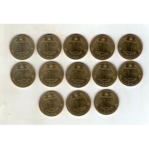 Набір сувенірних монет Collection Зірки світового футболу 12 шт 1 гривня 26 мм Різнокольоровий (hub_jbyae6) в інтернет супермаркеті PbayMarket!