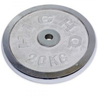 Млинці диски хромовані Zelart d-30 мм HIGHQ SPORT ТА-2189 20 кг (SK000065)