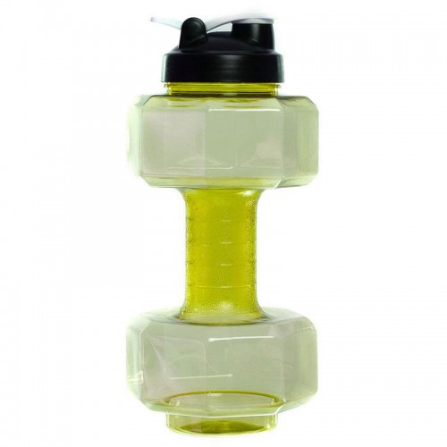 Пляшка для води спортивна SP-Planeta Big Dumbbell 2200 мл FI-7154 Жовтий (SK000080) в інтернет супермаркеті PbayMarket!
