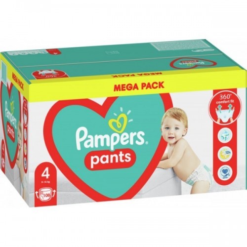 Підгузки-трусики Pampers Pants 4 9-15 кг 108 шт в інтернет супермаркеті PbayMarket!