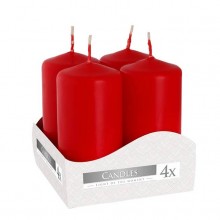 Комплект свічок циліндрів Flora Bispol 27370 SW40/80-4-030 4 шт 8 см Червоний (SK000274)