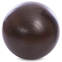 М'яч для фітнесу фітбол сатин Zelart FI-1983-65 65 см Чорний (SK000360)