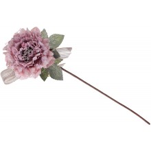 Декоративна квітка BonaDi 11х40 см Зелений / Рожевий (832-281)