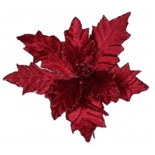 Декоративна квітка BonaDi Пуансетія 18 см Червоний (807-013)