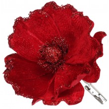 Декоративна квітка BonaDi Магнолія 17 см Червоний (807-007)