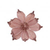 Декоративна квітка Flora Магнолія 24 см Рожевий (12674)