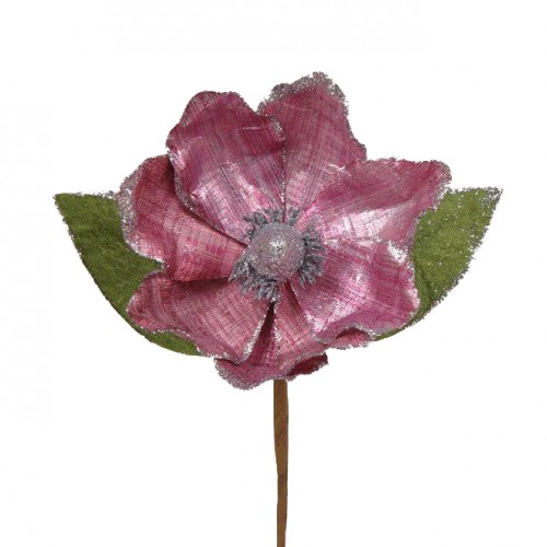 Декоративна квітка Flora Магнолія 15 см Рожевий (75357) в інтернет супермаркеті PbayMarket!