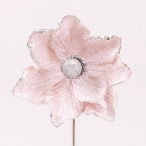 Декоративна квітка Flora Магнолія 16 см Рожевий (75828) в інтернет супермаркеті PbayMarket!