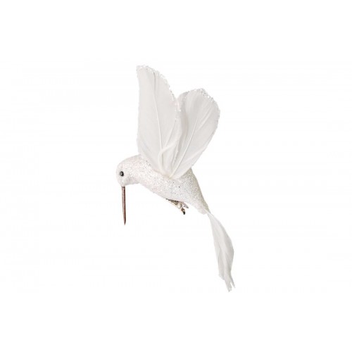 Декоративна пташка на кліпсі BonaDi 4 шт 12 см Білий (499-084) в інтернет супермаркеті PbayMarket!