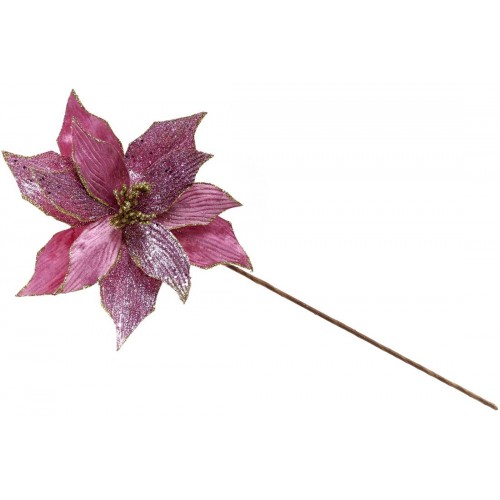 Декоративна квітка BonaDi Пуансетія 31 см Ліловий (807-332) в інтернет супермаркеті PbayMarket!