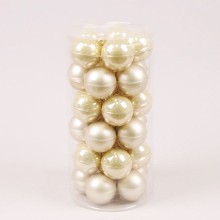 Кульки скляні Flora D 5,7 см 30 шт Шампань (44582)