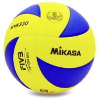 М'яч волейбольний MIKASA MVA-330 №5 PU клеєний оригінал (SK000440)